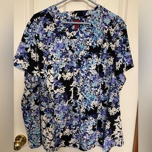 Two size 3x blouses. See pictures for brand names.